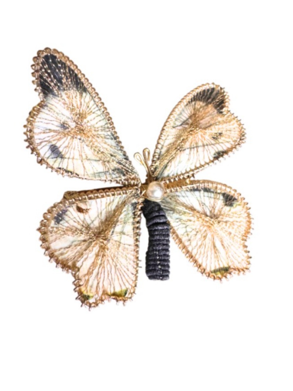 Butterfly Handmade String Brooch - Picture 3 of 4